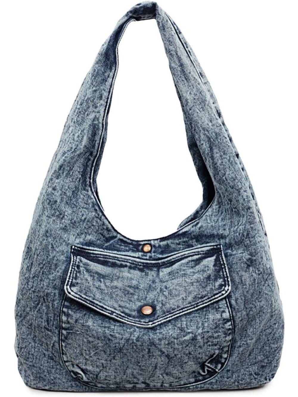 Trendy Women's Denim Hobo Tote Bag | Large Capacity Canvas Purse for Everyday